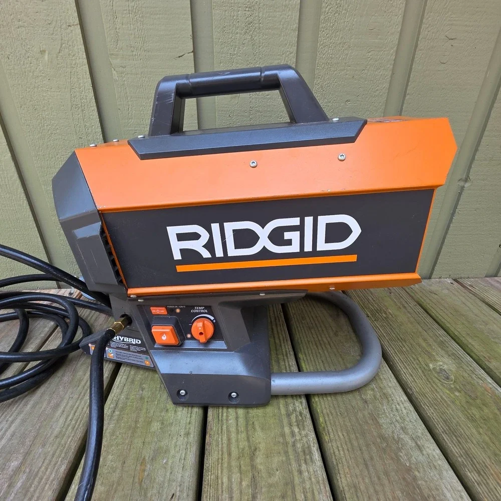 RIDGID Brushless 18V Hybrid Forced Air Propane Portable Heater R860424B